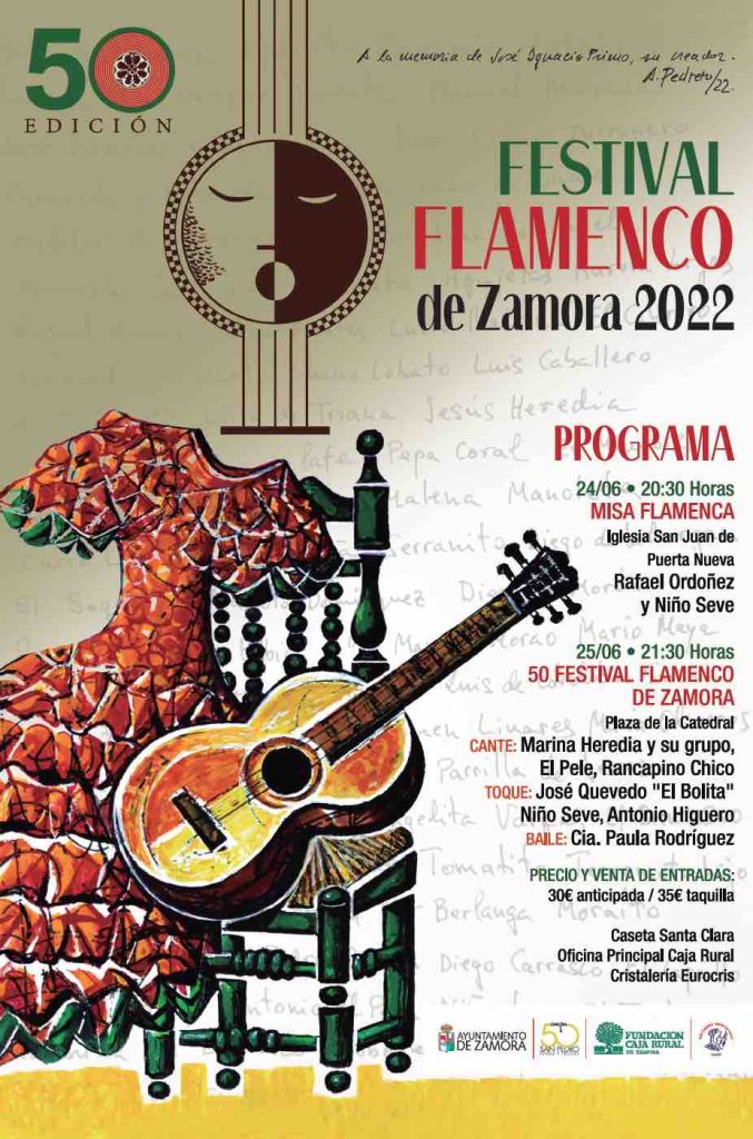 Muelle del puente Entre fondo Festival Flamenco de Zamora 2022