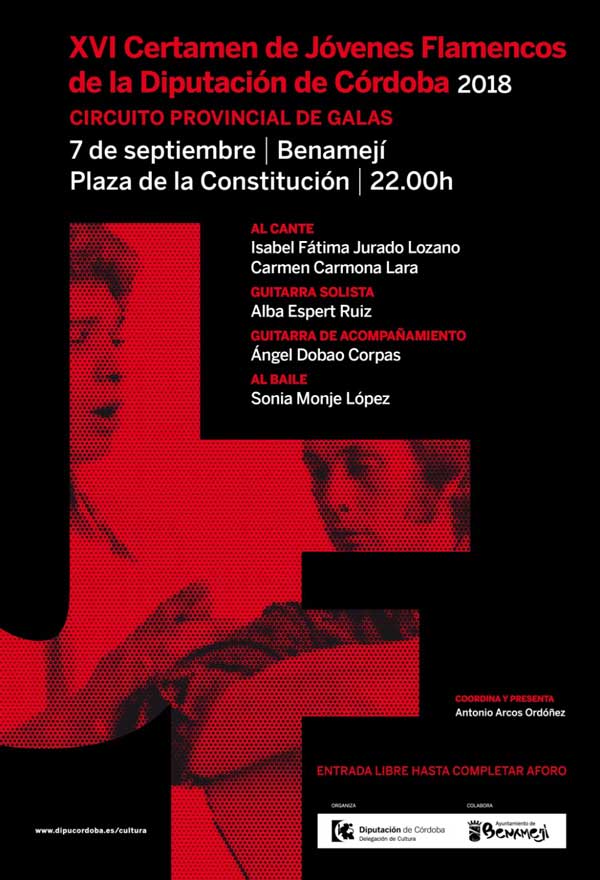 Gala XVI Certamen de Jóvenes Flamencos Diputación de Córdoba